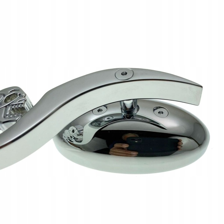 RÉTROVISEURS CHROME HONDA VT1100 C2 C3 AERO SPIRIT SC32 SC18 M10 (21844)