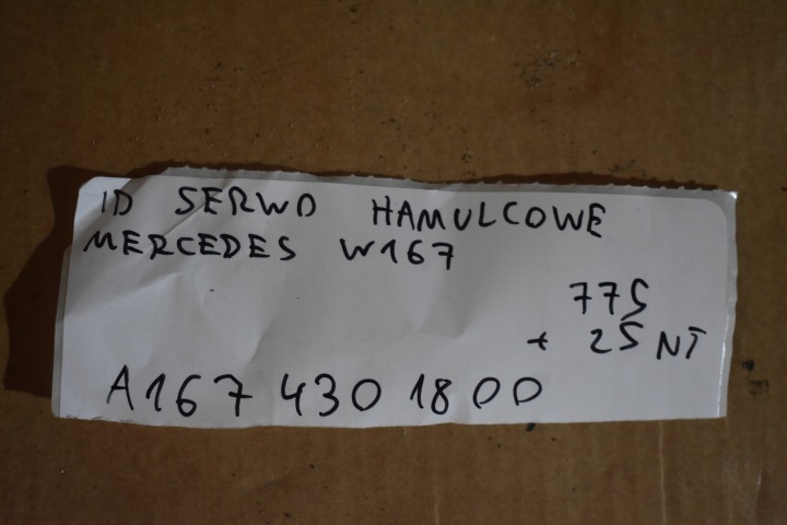 PARFAIT SERVO FREIN MERCEDES W167 1