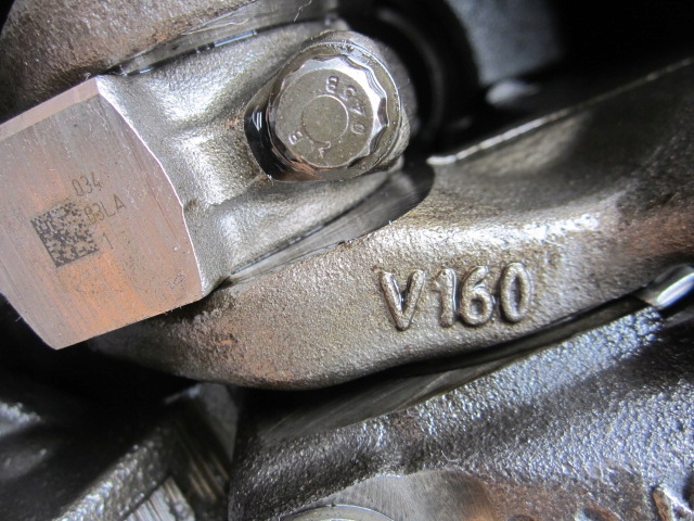VW SEAT SKODA AUDI 1.6 TDI DGT BLOC 04L023AC V640 PISTON ARBRE 04LB V160 NR6