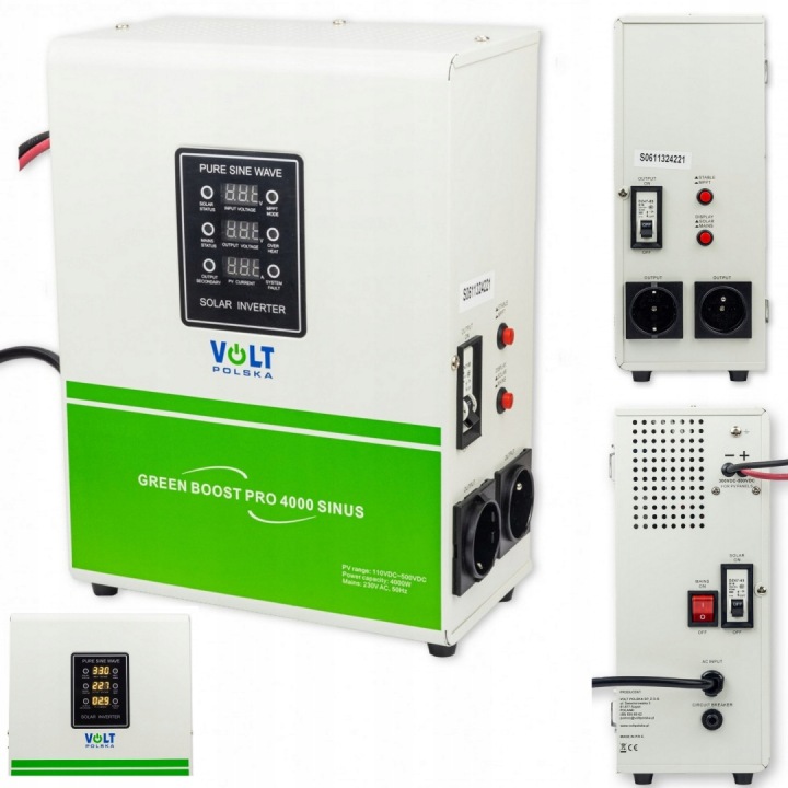 KIT SOLAIRE VERS CHAUFFAGE EAU GREEN BOOST PRO 4000/3520W SINUS BYPASS