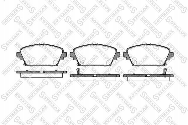 ZAPATAS DE FRENADO NISSAN PRIMERA 00-02 PARTE DELANTERA 