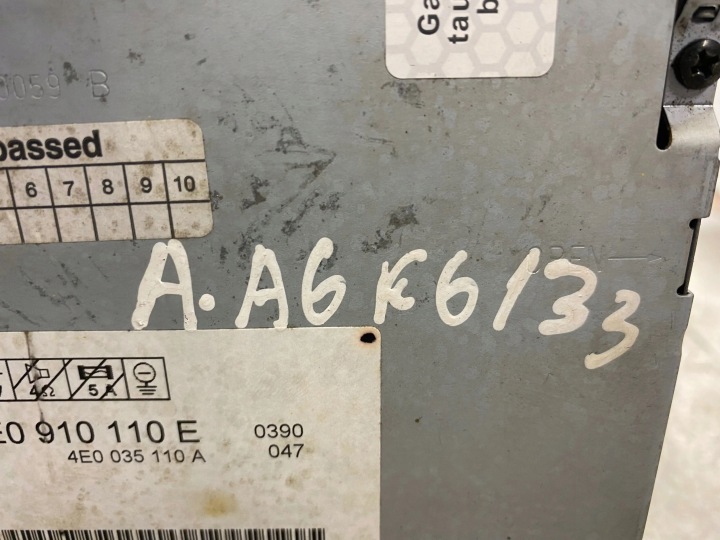 AUDI A6 S6 C6 4F CHANGEUR CD/DVD 4E0910110E
