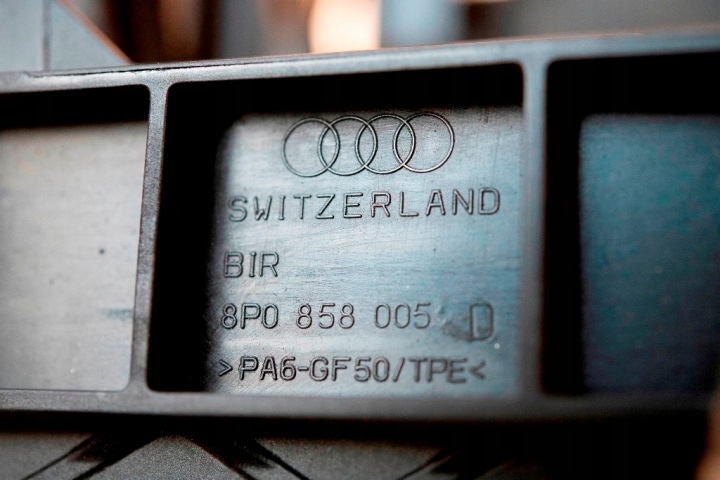 CHÂSSIS POIGNÉE RADIO 2-DIN AUDI A3 8P LIFT 8P0858005D