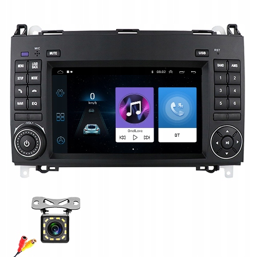 RADIO ANDROID MERCEDES GASOLINA A CLASS W169 BT 2/16GB 