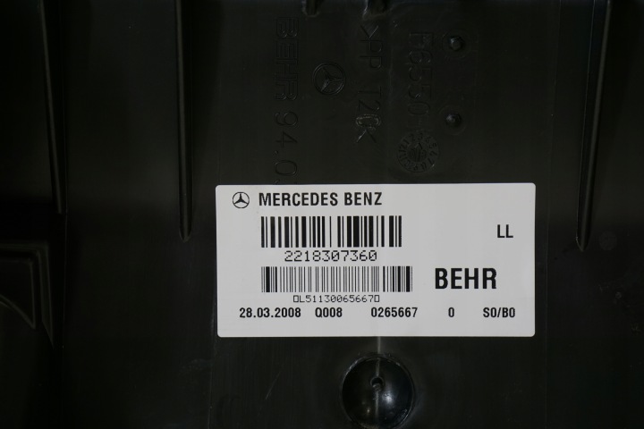 MERCEDES AVEC W221 08R CHAUFFAGE VENTILATEUR EUROPE A2218307360