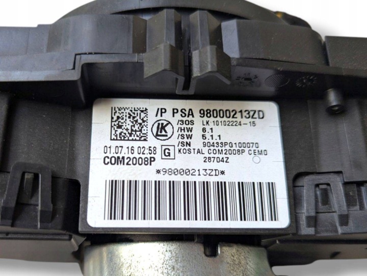 COMMUTATEUR COMPOSITE CITROEN C4 2 RESTYLAGE B7 2016 98000213ZD