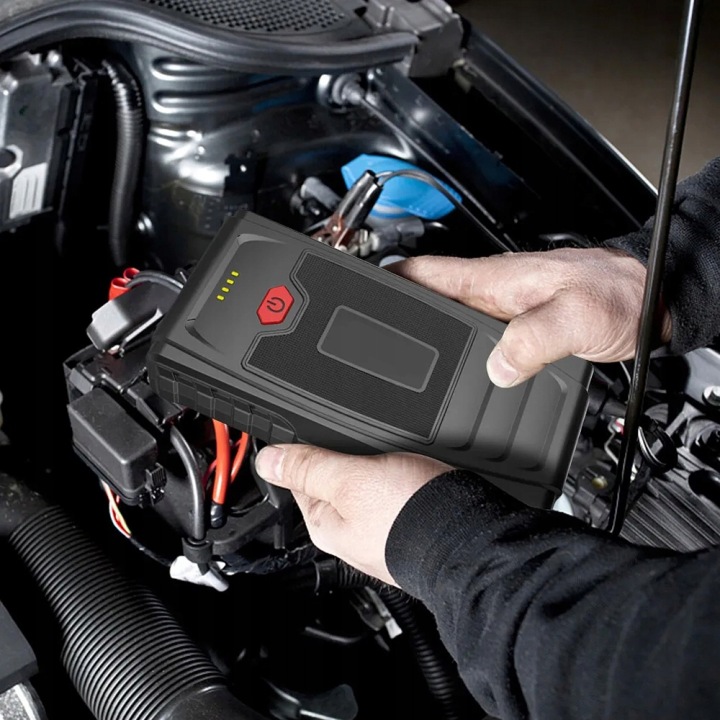 DÉMARREUR AUTOMOBILE 600 A JUMP DÉMARREUR 6000 MAH DC-12 V 10 A