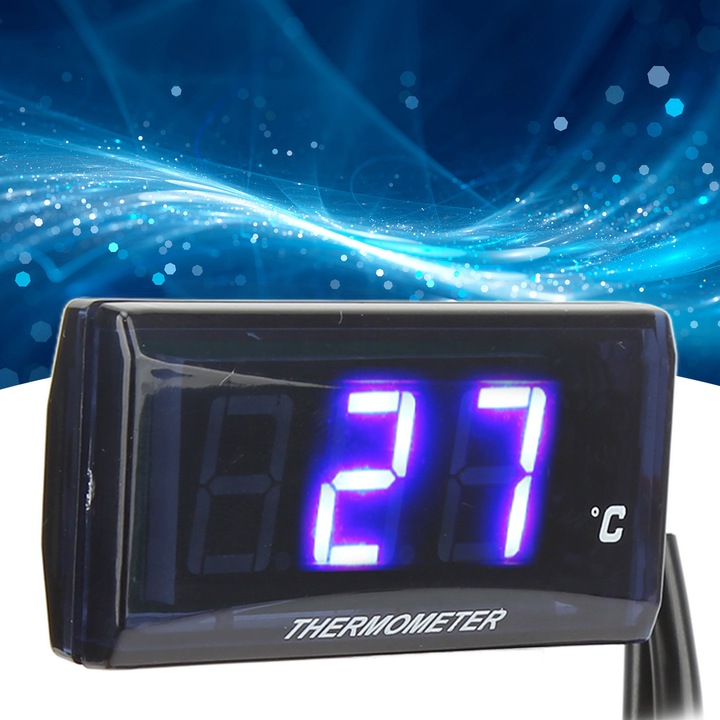 INDICADOR TEMPERATURA DE AGUA KOSO SLIM LCD 