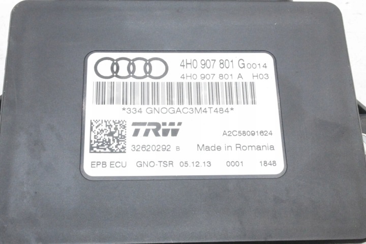 MODULE FREINS MANUEL AUDI A8 D4 (4H_) 4H0907801 24541937 3.0L 190KW 2014