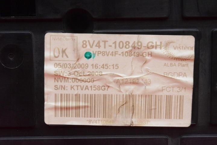 COMPTEUR TABLEAU DE BORD EUROPE 8V4T-10849-GH FORD KUGA MK1 2.0 TDCI 136 KM 08-13