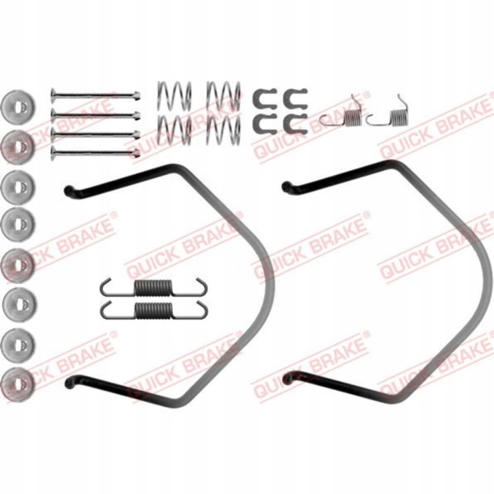 RESSORTS PLAQUETTES FREIN TOYOTA STARLET QUICK BRAKE