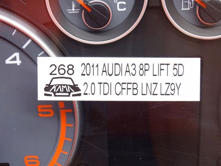 COMPTEUR COMPTEUR AUDI A3 8P LIFT 2.0 TDI CFF CFFB 11R