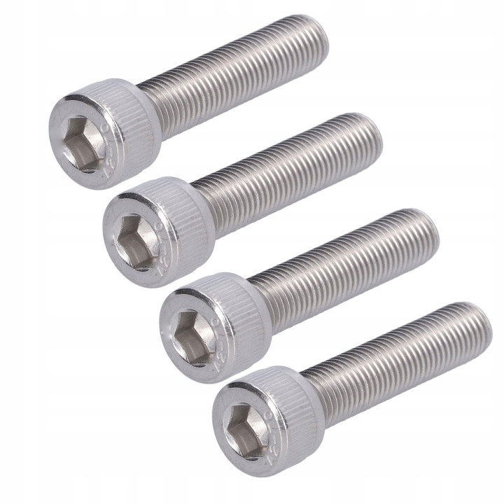KIT VIS SZESCIOKATNYCH 4 PIÈCES A2 BOUCHON DOUILLES AVEC ACIER INOXYDABLE BOULONS M10X45