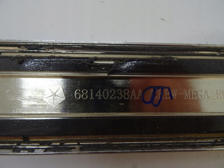 2009-2018 DODGE RAM MOULURE REVÊTEMENT PORTES ARRIÈRE ARRIÈRE DROITE CHROME