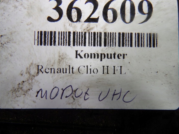 RENAULT CLIO II LIFT 1.2 16V 75 KM D4F712 ORDINATEUR MODULE UCH 8200207134A