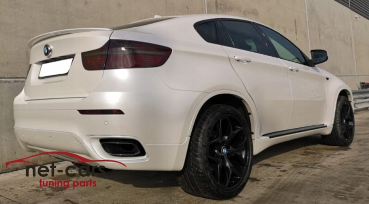 EMBOUTS ÉCHAPPEMENT BMW X6 E71 CHÂSSIS ÉCHANTILLON V8 NOIR