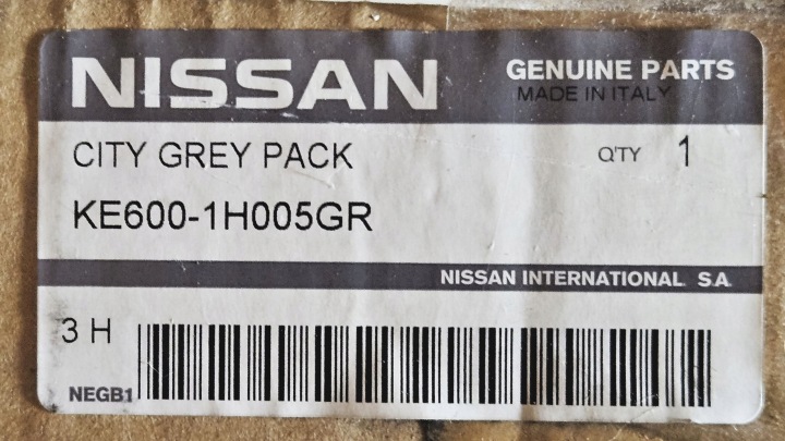 NOUVEAU BAGUETTES REVÊTEMENTS RÉTROVISEURS PORTES NISSAN MICRA IV K13 LEAF ZE0 SILVER