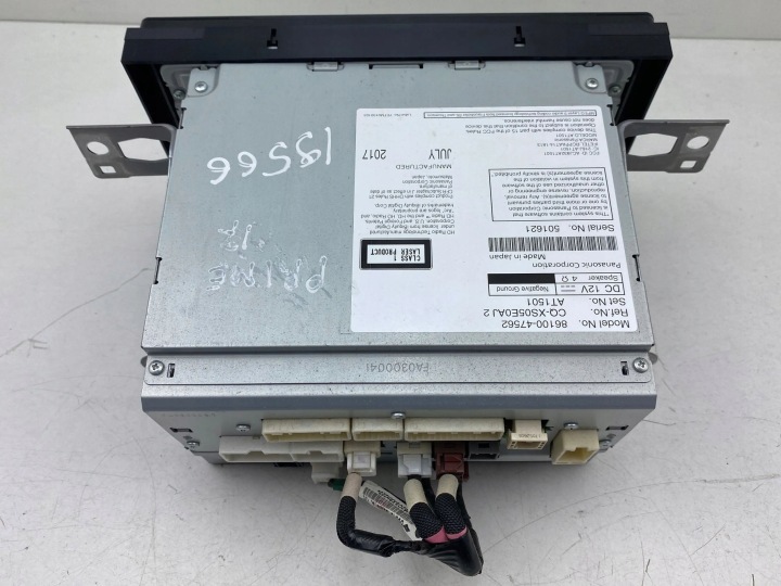 2018 TOYOTA PRIUS PRIME PANNEAU AUTORADIO CD/DVD/GPS AT1501