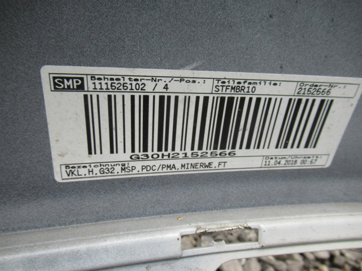 BMW G32 PARE-CHOCS ARRIÈRE ARRIÈRE KIT 8069728
