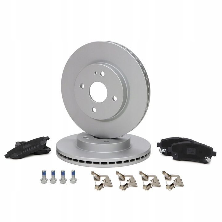 DISCS PADS FRONT MAZDA 2 (DE_, DH_) 