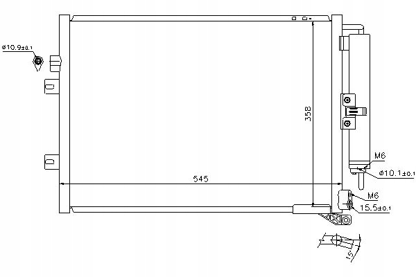 RADIATEUR CLIMATISATION RENAULT CLIO III 05-