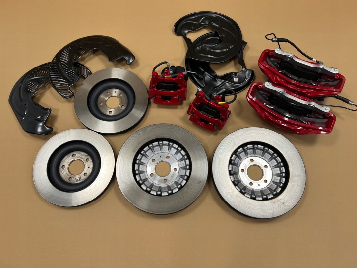 AUDI S6 S7 4K ÉTRIERS FREIN DISQUES PLAQUETTES 400 MM