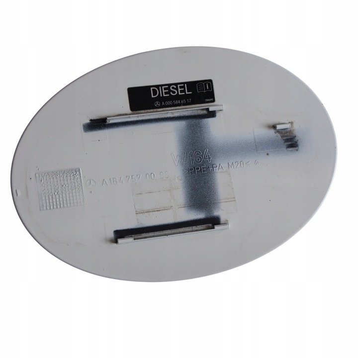 MERCEDES W164 CLAPET GOULOTTE DE REMPLISSAGE CARBURANTS ARGENTÉE IRIDIUM SILVER 775 A1647570006