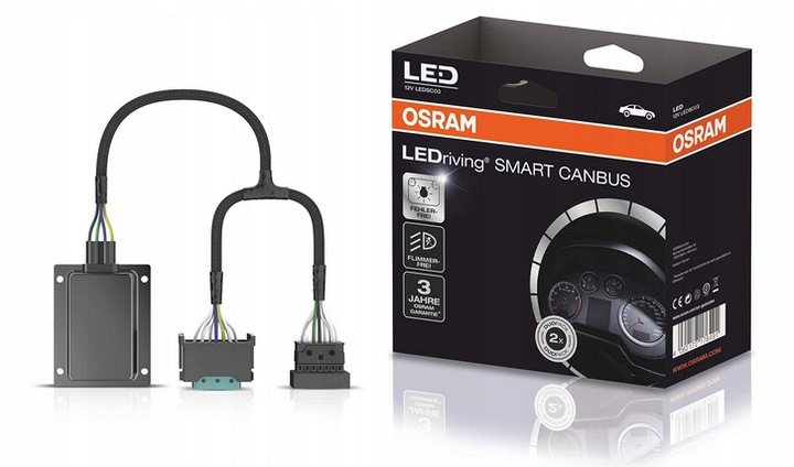 JUEGO CABLES OSRAM LEDSC03 LEDRIVING SMART CANBUS, H7 