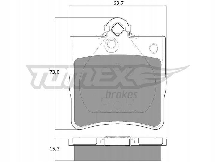 ZAPATAS PARTE TRASERA MERCEDES CLASE E C124 3.2 96-97 