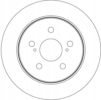TRW DISCO HAM PARTE TRASERA 281X12 P 
