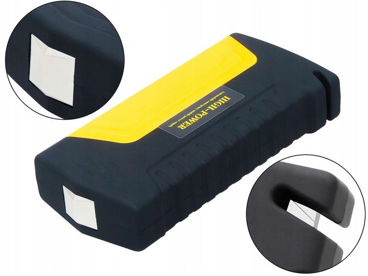JUMP DÉMARREUR DÉMARRAGE BOOSTER POWERBANK POWERBANK VERS VOITURE BORNES 12800MAH