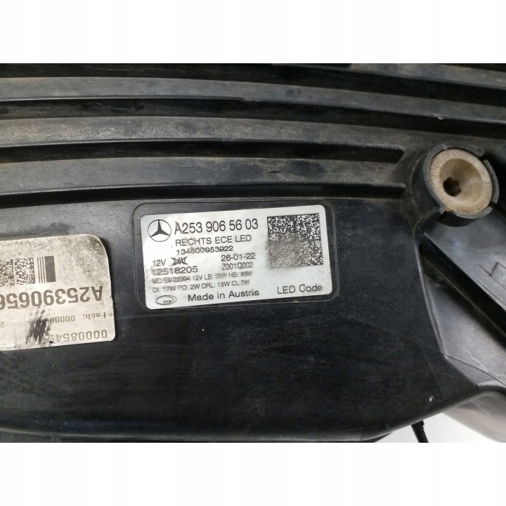 MERCEDES-BENZ GLC (X253) PROJECTEUR A2539065603