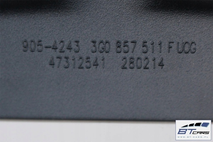 VW PASSAT B8 RÉTROVISEUR INTERNE 3G0857511F INTERNE 3G0 857 511 F COULEUR