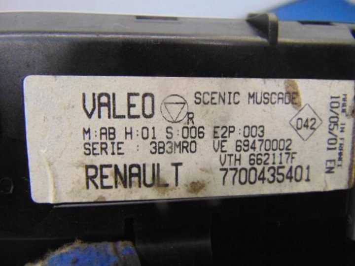 RENAULT SCENIC I PANNEAU CONDUIT D'AIR 7700435401