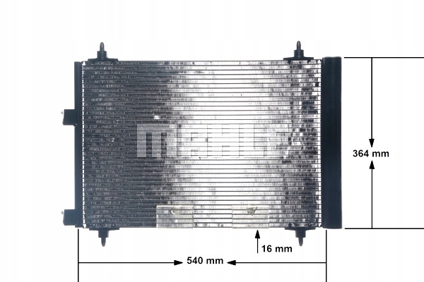 CONDENSATEUR DU CLIMATISEUR PEUGEOT 307 1.4-2.0D 08.00-12.09 MAHLE photo 9 - milautoparts-fr.ukrlive.com