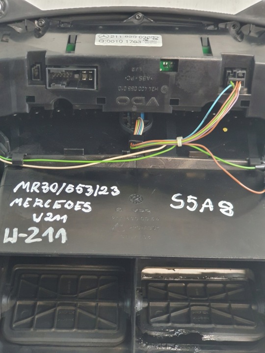 PANNEAU CLIMATISATION CLIMATRONIC A2118300385 MERCEDES W211 03R.