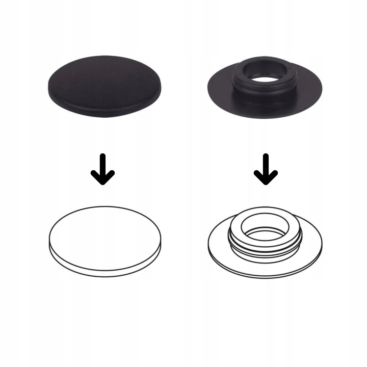 ENSEMBLE POUSSOIRS WELUROWYCH VERS MERCEDES EQV N447 2020- NOIR