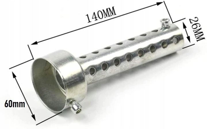 DB KILLER WYCISZACZA VERS SILENCIEUX ÉCHAPPEMENT UNIVERSEL HARD 60 MM MOTOCYCLETTE