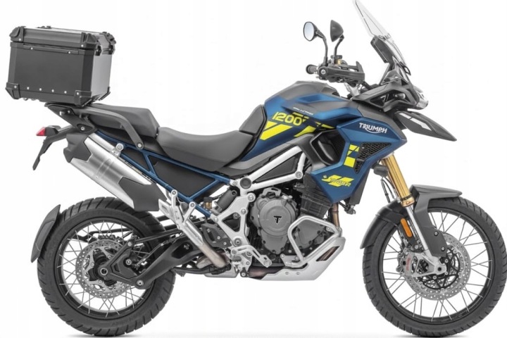 COFFRE MOTOCYCLETTE CENTRAL 65L TOIT OUVRANT CASE NOIR POUSSOIR ABS ÉTANCHE ZM09
