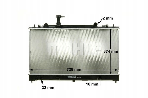 MAHLE CR 1021 000S RADIATEUR SYSTÈME REFROIDISSEMENT MOTEUR