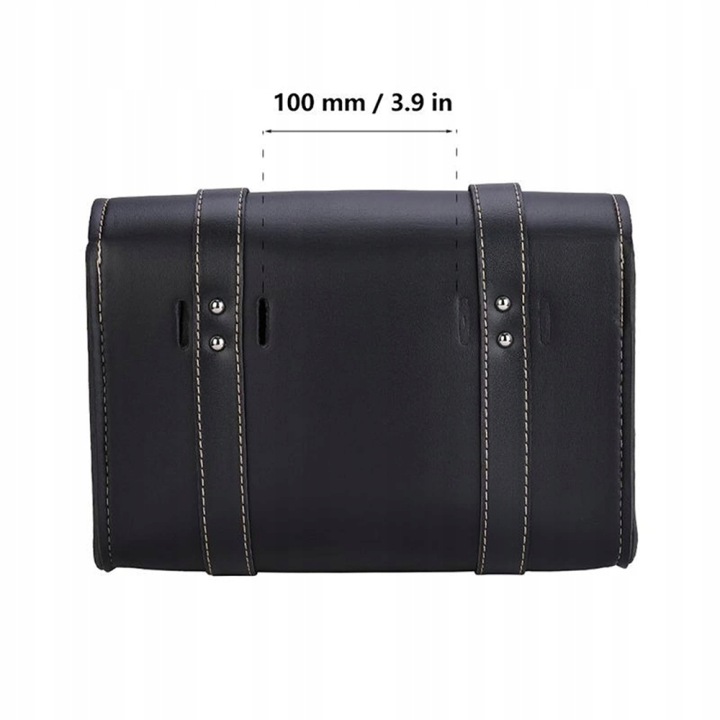 SACOCHES SACS LATÉRAL MOTOCYCLETTE CUIR UNIVERSELLE PU 28 X 10,5 X 21CM