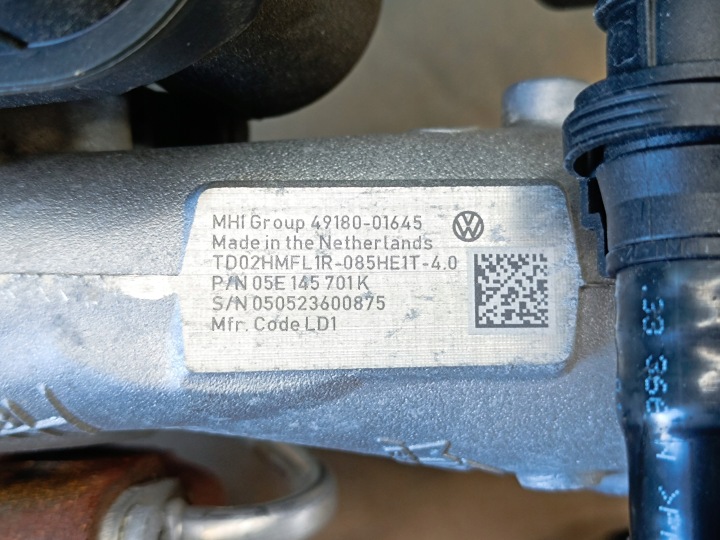 CUPRA FORMENTOR 1.5 TSI 110KW 2023 R TURBOCOMPRESSEUR 05E145701K 05E145735D