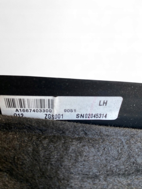 MERCEDES-BENZ GLE (W166 C292) AUTRE ÉLÉMENTS WYKONCZENIA COUVERCLES DE COFFRE