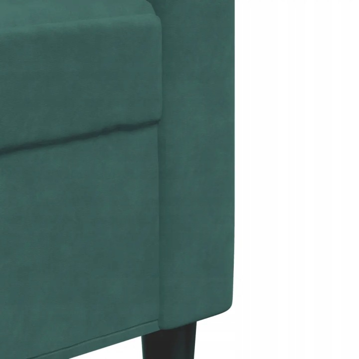 VIDAXL SIÈGE CIEMNOZIELONY 60 CM AKSAMIT