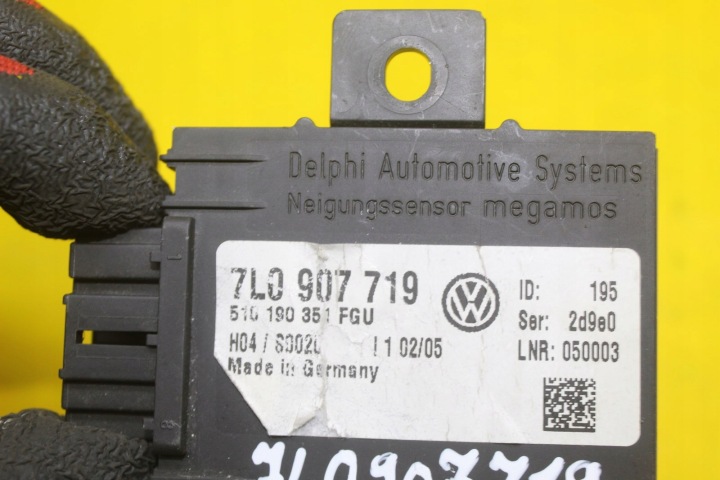 MODULE CONTRÔLEUR ALARME PORSCHE CAYENNE I 7L0907719 510190351
