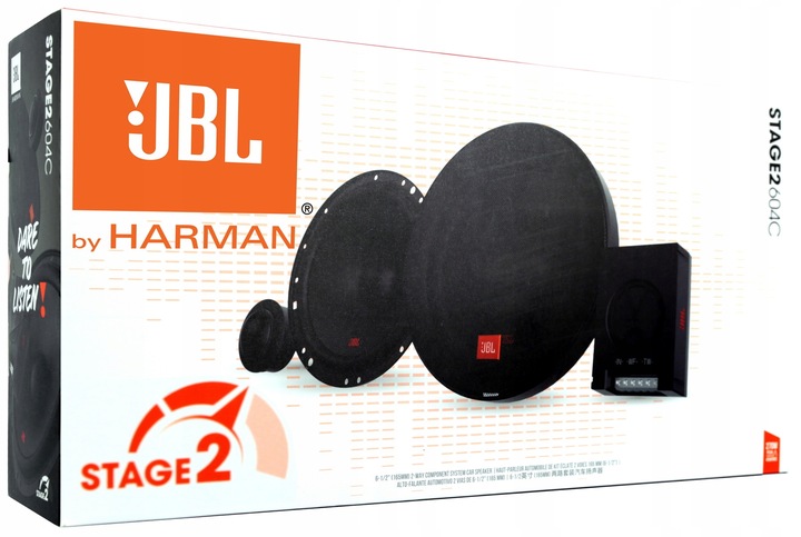 JBL STAGE2 604C ALTAVOCES FIAT IDEA PARTE DELANTERA PARTE TRASERA DYSTA 