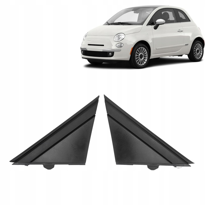 2 PIEZAS TRAGALUZ ESPEJOS PARA FIAT 500 2012-2017 