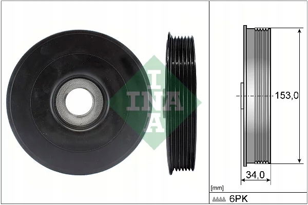 L 544007910 RUEDA POLEA DE EJE CIGÜEÑAL CITROEN XSARA 