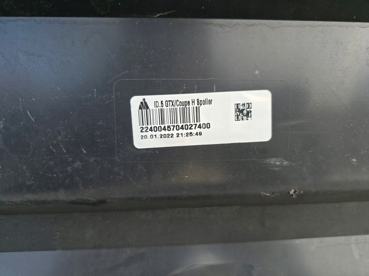 VW ID.5 ID5 GTX 11E PARE-CHOCS ARRIÈRE ARRIÈRE 11E807521
