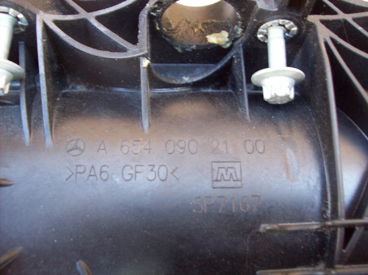 MERCEDES W213 W205 COLLECTEUR ADMISSION A6540902100 M654